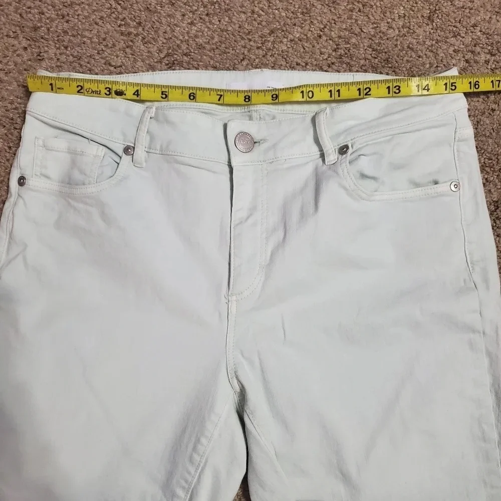 Ann Taylor Loft Women's Curvy Kick Crop Jean 30/10